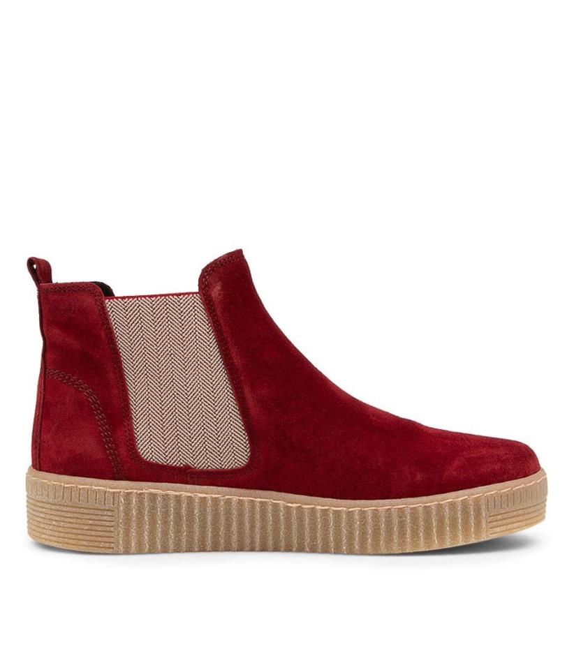 Gabour | Bottines Exclusives En Daim Opéra Foncé Angels